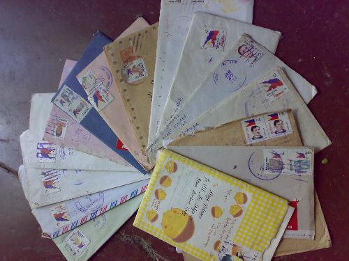 letters - letters from friends i received