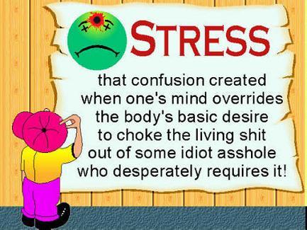 Stress - This is what I consider stress! 