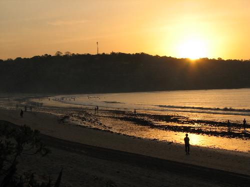 Sunset - This is the beach behind the hotel we stayed at - Hotel Intercontinental.