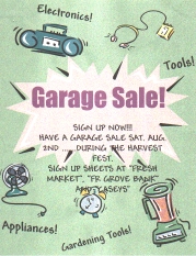 garage sale!! garage sale! - Get rid of all the stuff u dont want..