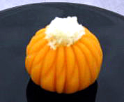 wagashi - I just love this wagashi look like. Nice color, great shape and it look yummy for you to eat too