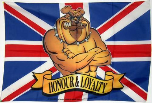 Union Jack - The flag of the UK. I'm proud to be British as you can see!