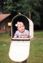 baby - baby in mail box