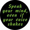 speak your mind - speak your mind.