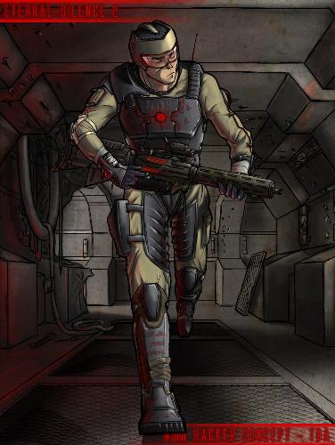 completly armed - nothing special ........but found atrractive