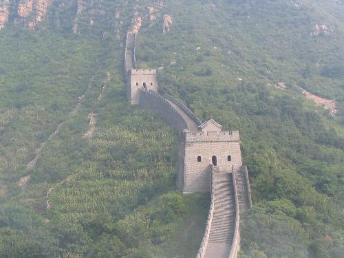 Great Wall -  This picture was taken by my husband when we went to the Greatwall.It is famous in china.It's so beautiful that almost people who come to china go to Greatwall