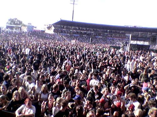 Crowd At A Metallica concert - Humungous crowd at a metallica concert