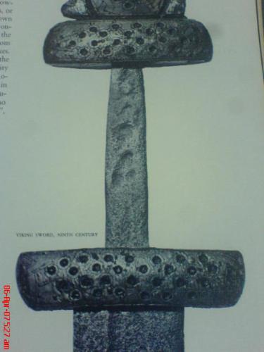 Viking Sword - Another Viking Sword thats used in Ninth Century,ornamented sword used by Vikings;Saxons favoured a two-edged dagger called a seax and the French threw hand axes.