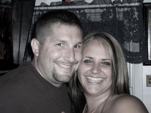 My wife Darcy and I - A night together with friends