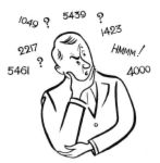 Guy Thinking - A picture of a guy thinking really hard