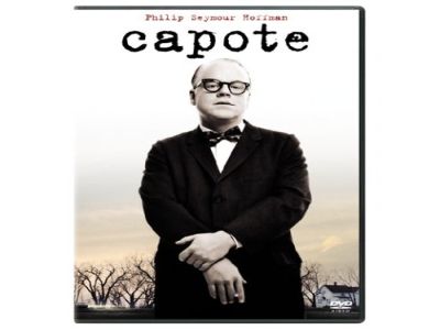 Capote - DVD cover of the movie Capote. Starred by Philip Seymour Hoffman.
