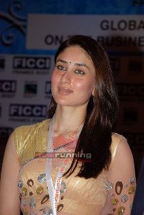 beautiful - She is looking a complete traditional indian beauty here .Her trademark are her luscious lips . Kareena's name was inspired by the book, Anna Karenina