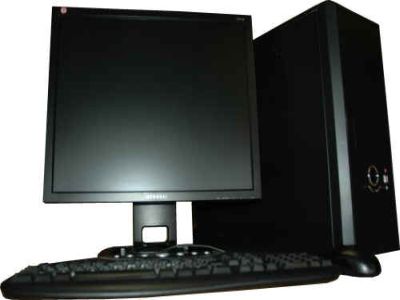 Black - A colored black very high tech PC. This is probably one of the fastest when it comes to performance especially with games.