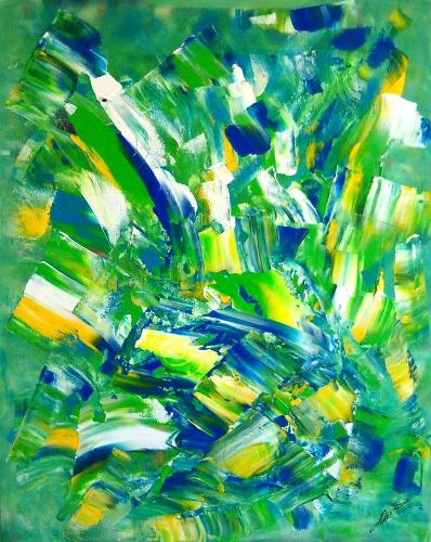 Artistic composition - An artistic way of expressing how you feel in a unique way- abstract painting