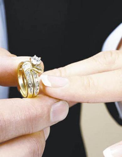 Photo of beautiful marriage ring - First step to the marriage.You are my destiny darling.