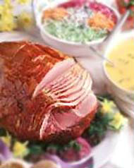 Ham Dinner - Easter ham with all the trimmings for Easter dinner.