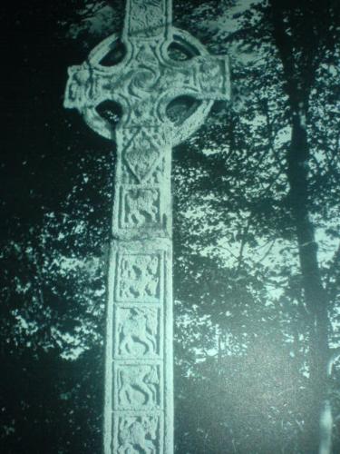 Moone Cross - Carved in granite,the Moone Cross near the monastery of Castledermot is the tallest of Ireland's eight-century crosses.