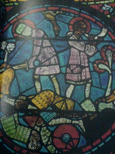 Roland - In a final desperate effort , Roland rose from a battlefield, vainly he tried to destroy his hallowed sword on a rock. Than sounded his horn for the last time.