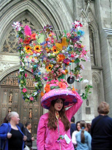 Easter Bonnet Parade in NYC - here's one of the many crazy bonnets the parade shows off! Easter Bonnet Parade in NYC - here's one of the many crazy bonnets the parade shows off!