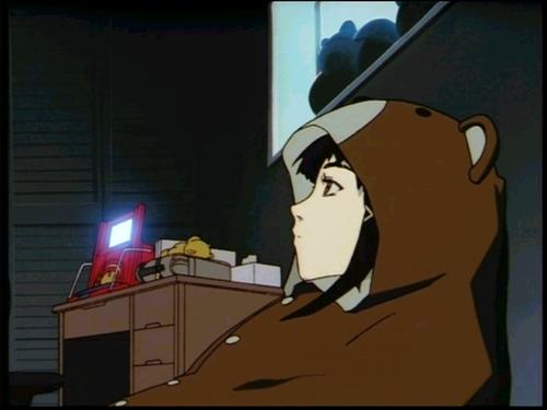 Bear - Lain and her bear pjs