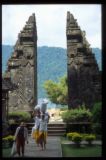 Bali Indonesia - Temple Gate on bali