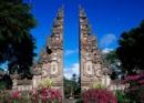 Bali Indonesia - Temple Gate in bali Inonesia