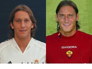Salgado and Totti clones - Can you found the diferences?