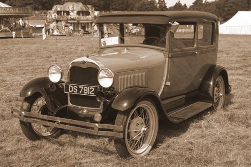 vintage - Old vintage car.Golden era.