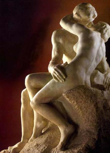 The Kiss - The Kiss by Auguste Rodin