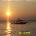 Boracay at sunset - This was taken by my sister when she went to Boracay two years ago. Too bad I was not able to go with her.