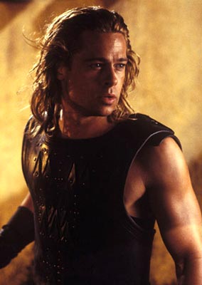 Greek hero Achilles - Brad Pitt as the Greek hero Achilles in Warner Brothers' Troy - 2004