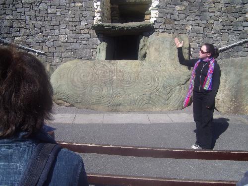 Newgrange - Bru Na Boinne World Heritage Centre. The most famous megalithic tomb complex in Ireland.