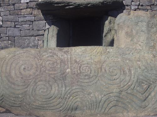 Newgrange - Bru Na Boinne World Heritage Centre. The most famous megalithic tomb complex in Ireland.