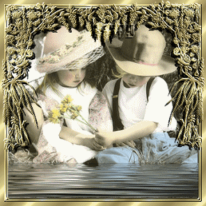 Having a peaceful time down the river - Cute and lovely kids