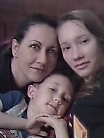 Just the 3 of us.... - This is me, my son, and my eldest daughter. They are so sweet!!!