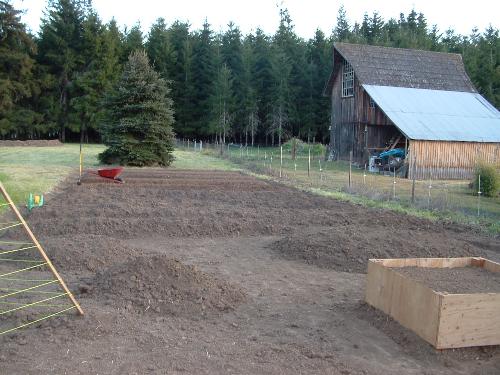 Garden plot - This is a picture of my current garden plot before last seasons planting. It is approximately 2500 square feet. Everything in it is organic. This is my hobby that I love and always enjoy new ideas to help with pests and weeds that are organic!