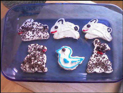 Easter Cookies - My Easter Cookies, Decorated ever so randomly!