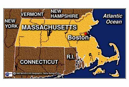 Boston Massachusetts - The city of Boston in Massachusetts, USA is located here.