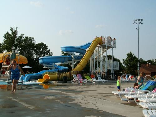 Water Park in Marietta, Ohio - This is a picture of the water park in Marietta, Ohio. My husband went there last summer with my younger daughter, and my mother-in-law. I stayed home with my older daughter because she was still scared of swimming at the time. Luckily, we only live 20 minutes away from the water park, so we all plan on going there this year.