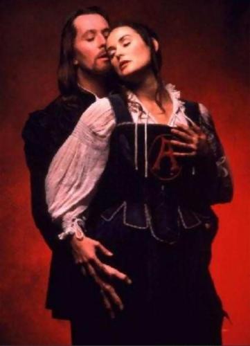 Scarlet Letter - Image of Gary Oldman and Demi Moore from the movie The Scarlet Letter
