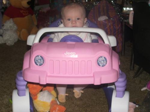 Jeep - My daughter in her Jeep!