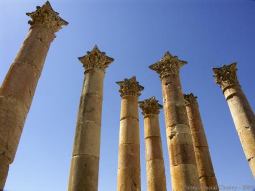 Jerash Ruins in Jordan - Jerash ruins in Jordan ,lie on the north , it is the past of the Roman where they lived in Jordan in Jerash.
