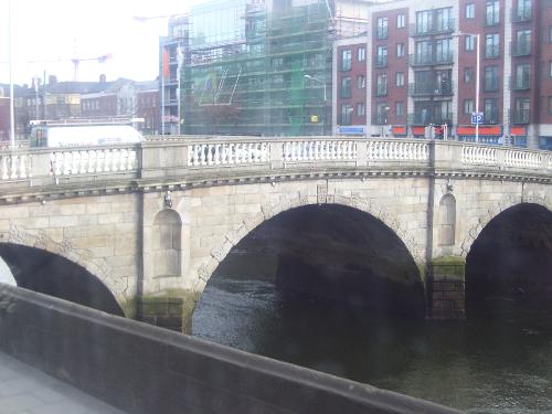 View from the Hop on Hop off - View from the Hop of Hop off Dublin City Tour.