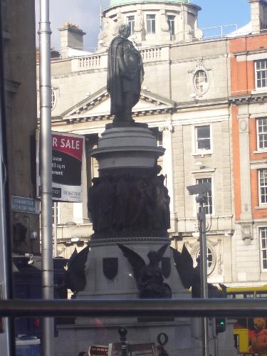 View from the Hop on Hop off - View from the Hop of Hop off Dublin City Tour.