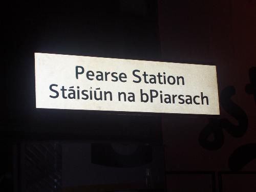 Pears Street Station - One of Dublin's major train stations.