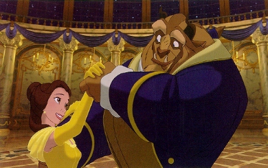 Beauty And The Beast - Belle and The Beast dancing