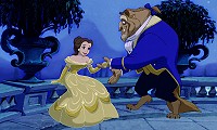 Beauty And The Beast - Belle and the Beast on the terrace