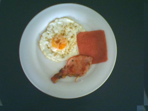 Breakfast - Ham, egg and Bacon