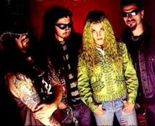 White Zombie - An American rock band known for heavy-metal music which they combined with guitar riffs, and in which lyrics are inspired by horror flicks. The group was led by Rob Zombie himself, a singer/songwriter and also a good horror movie writer, they officially disbanded 1998 after Rob Zobie's solo album was released.
