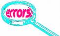 errors - my errors